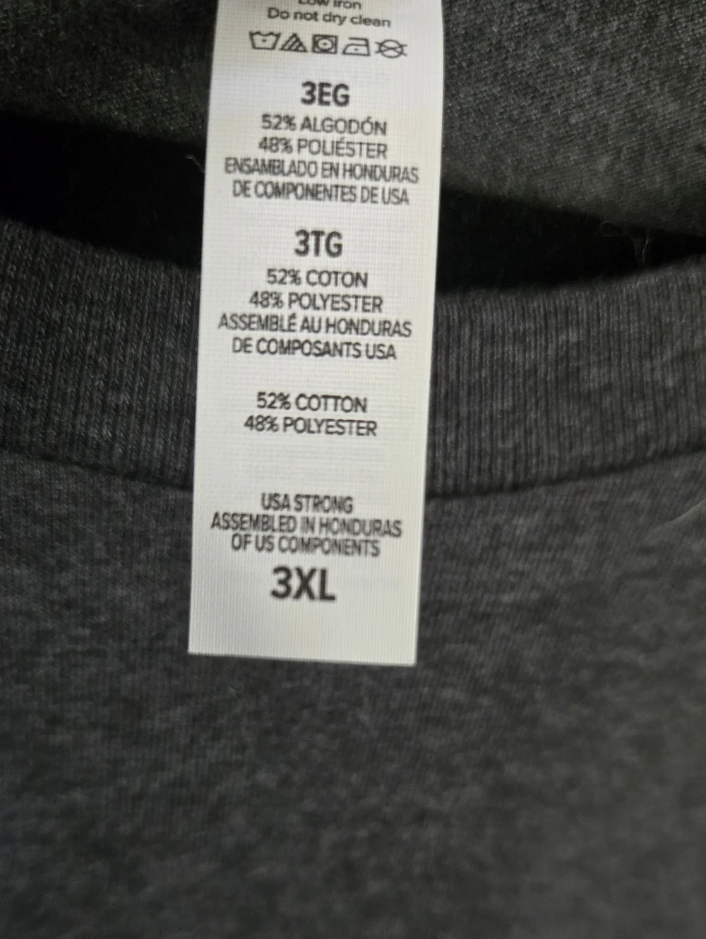 Canvas Bella + Canvas Graphic Tee 3XL “I Love One Woman & Several Guns” Gray NEW - Picture 4 of 5